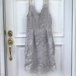 JCrew Light Grey Bridesmaid Dress